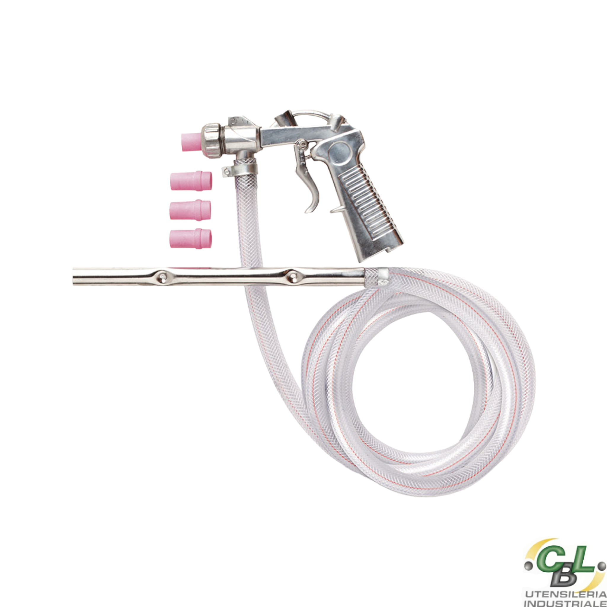 Pistola sabbiatrice alluminio