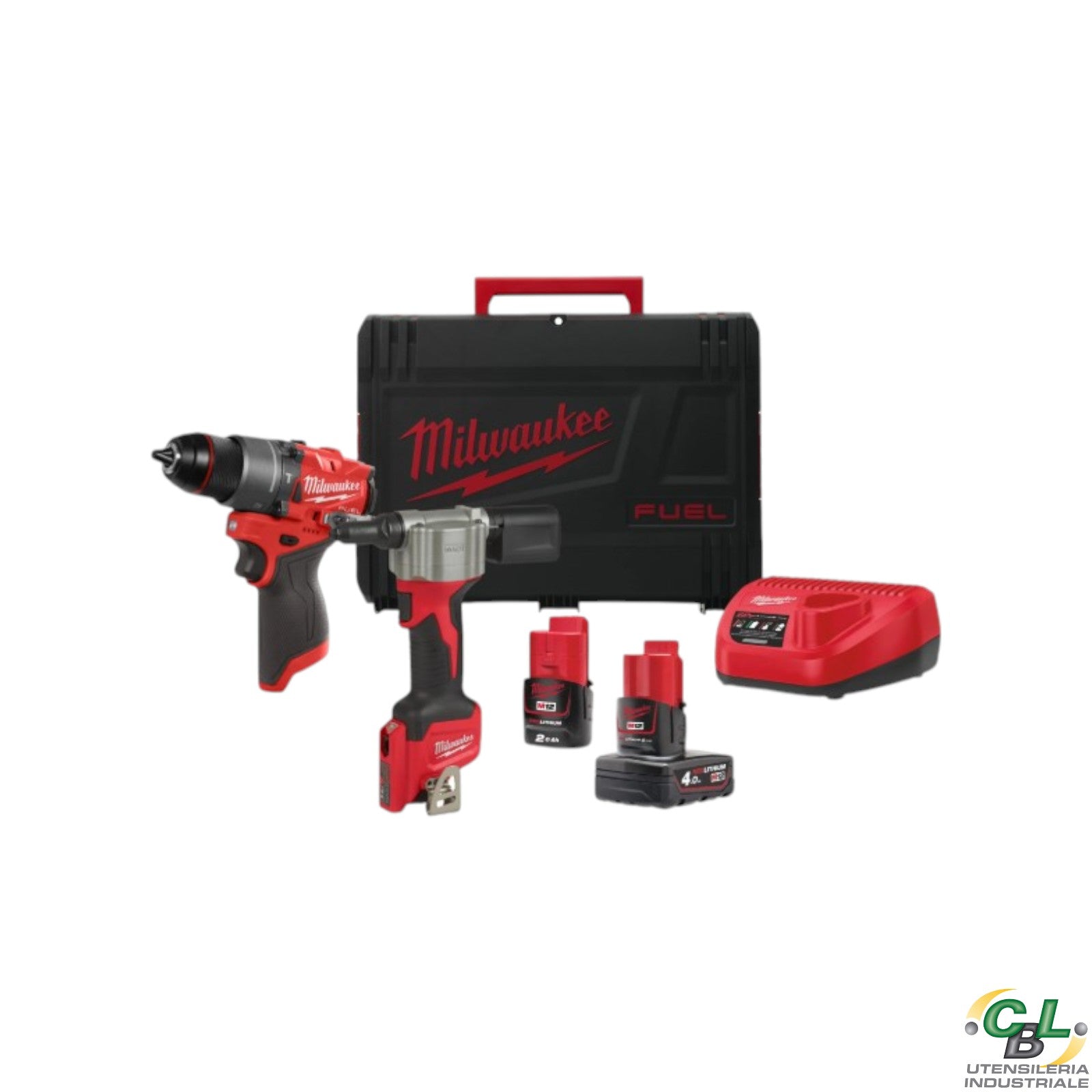 Kit Milwaukee 12V compatto