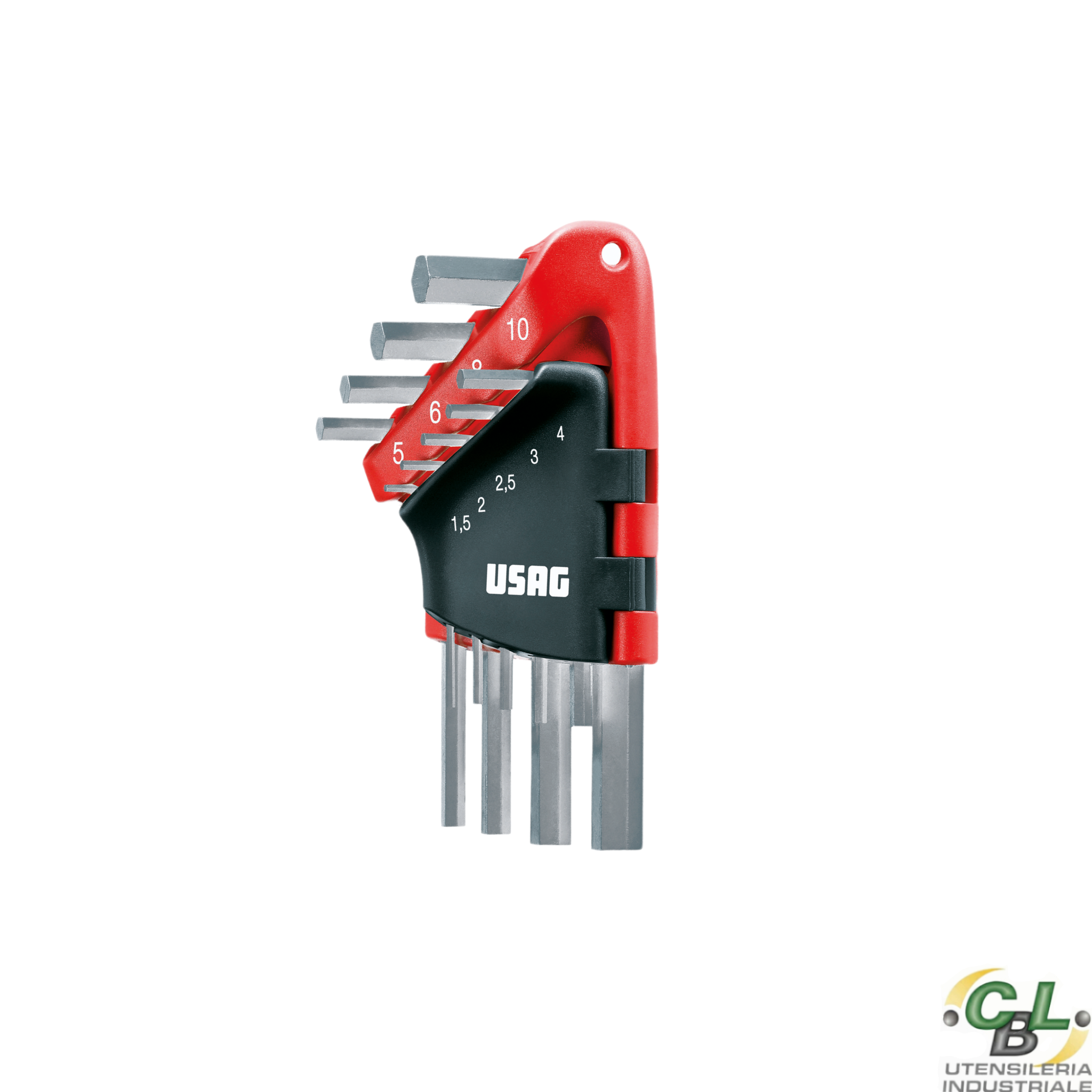 9 chiavi maschio esagonali