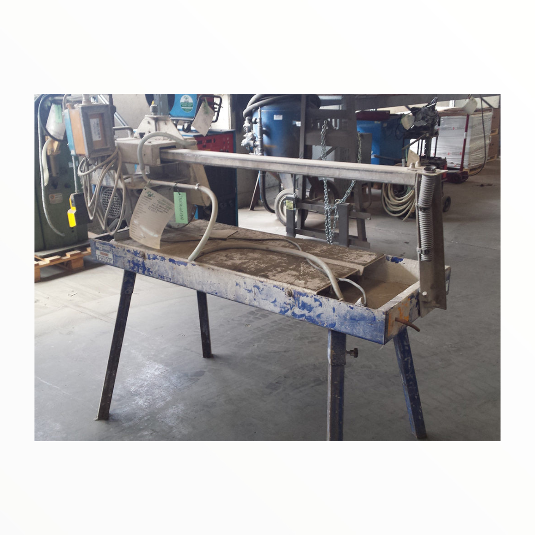 Taglierina per marmi usata